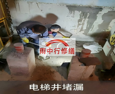 昆玉星雨华府电梯井堵漏案例